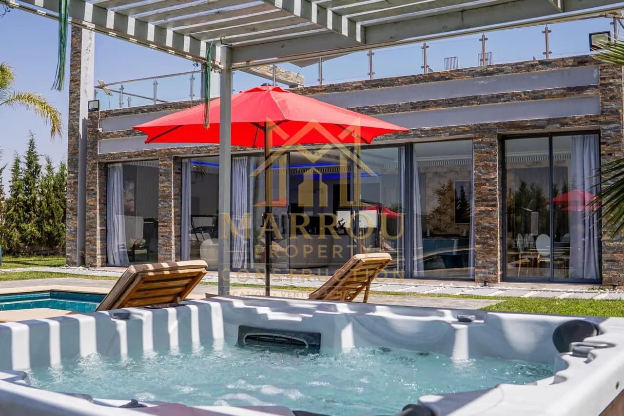  Villa de Prestige à Louer – Route de Casablanca (Bourrous) | Marrakech