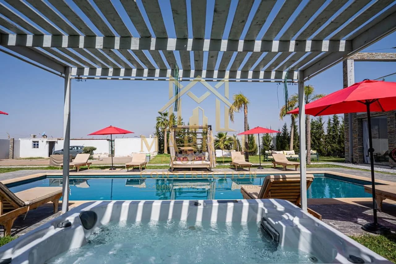  Villa de Prestige à Louer – Route de Casablanca (Bourrous) | Marrakech — thumbnail 16