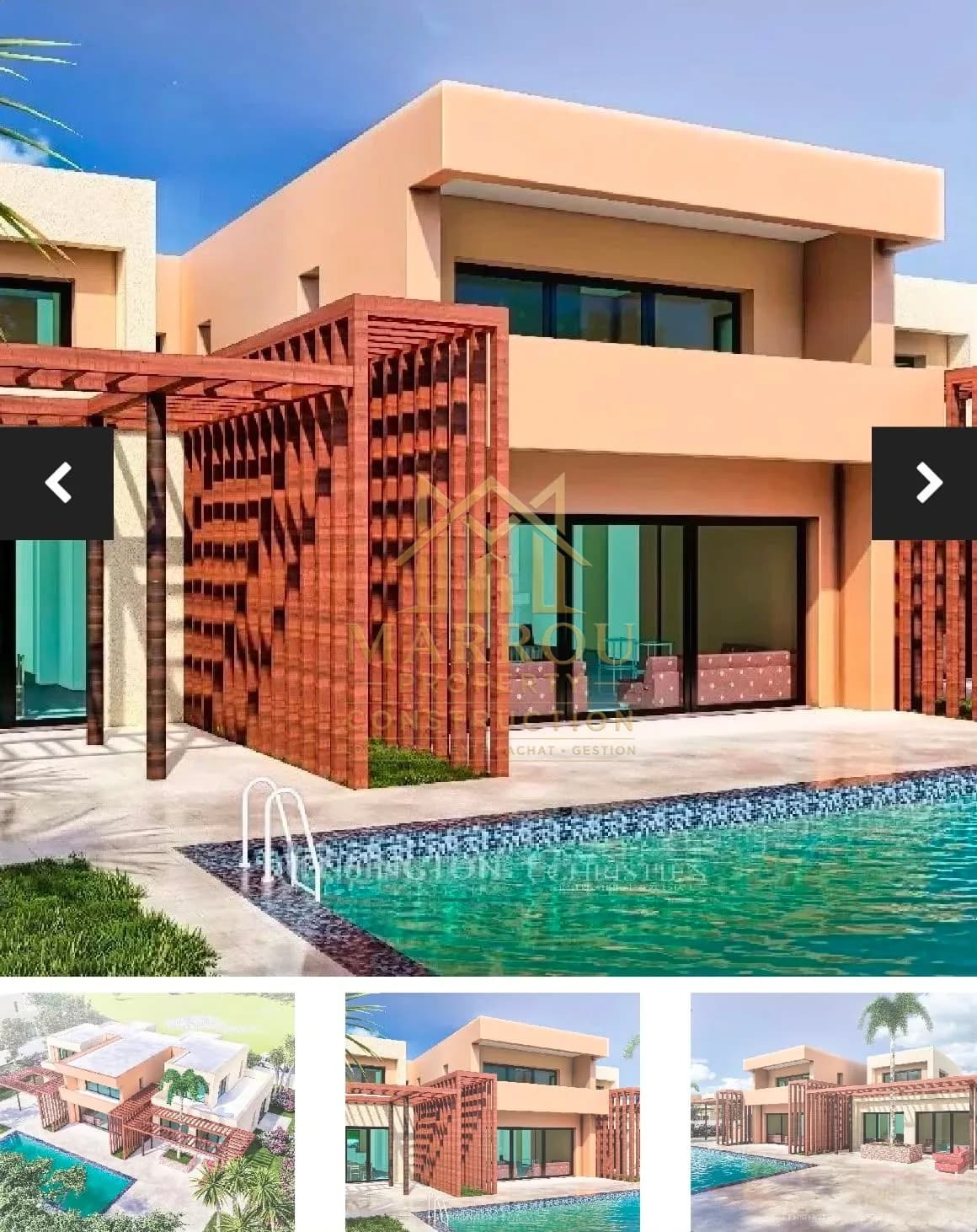  Villa Contemporaine Neuve à Vendre – Route de Fès | Marrakech
